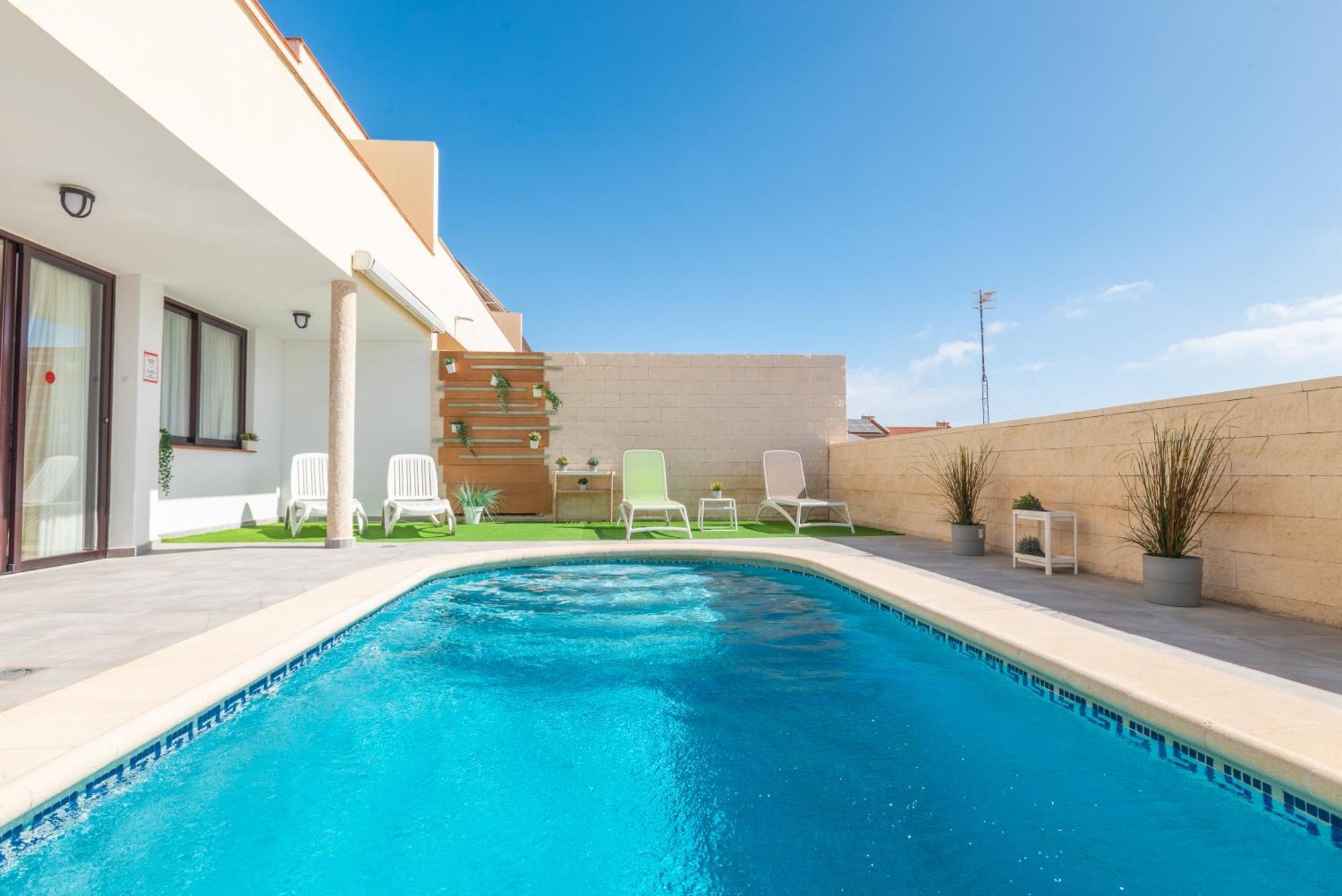 Casa Los Tejales With Climatized Private Pool El Médano Exteriör bild